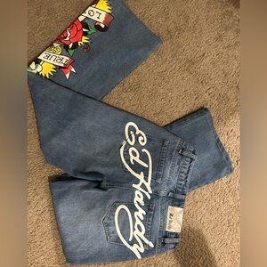 Ed Hardy Denim with Graphic Accents